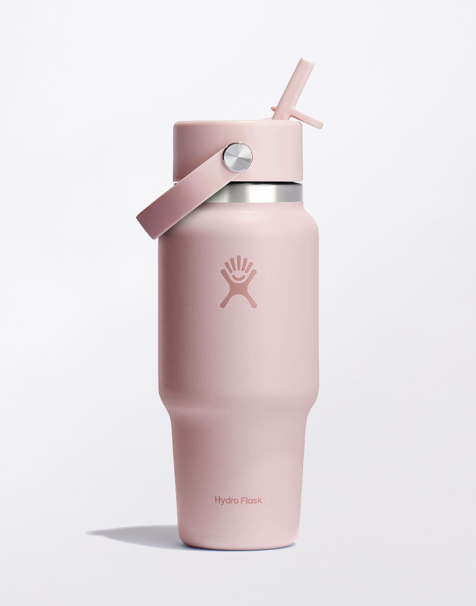 Reisfles met brede hals en flexibele rietje dop 24 oz (710 ml)