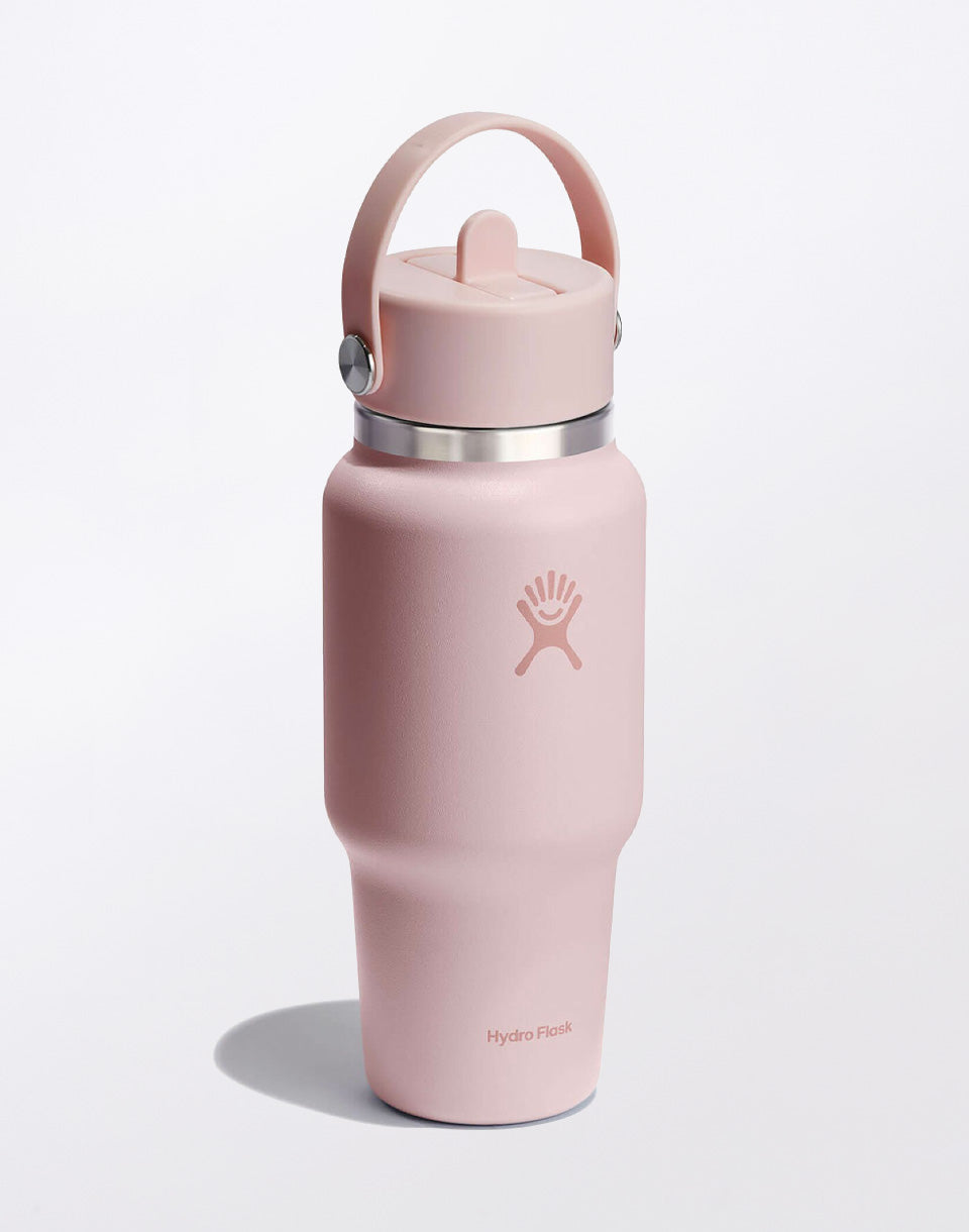 Reisfles met brede hals en flexibele rietje dop 24 oz (710 ml)