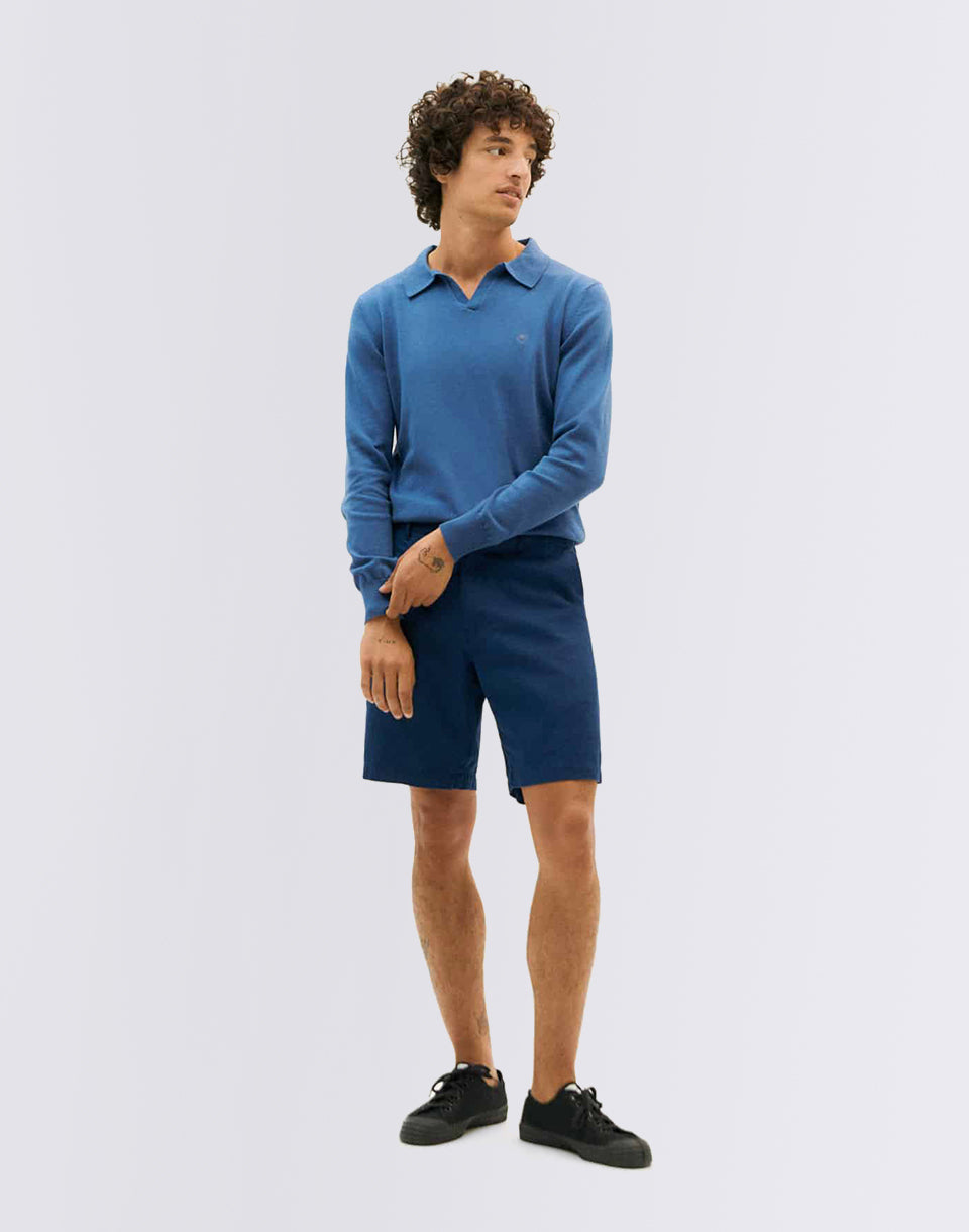 Night Blue Hemp Alex Shorts