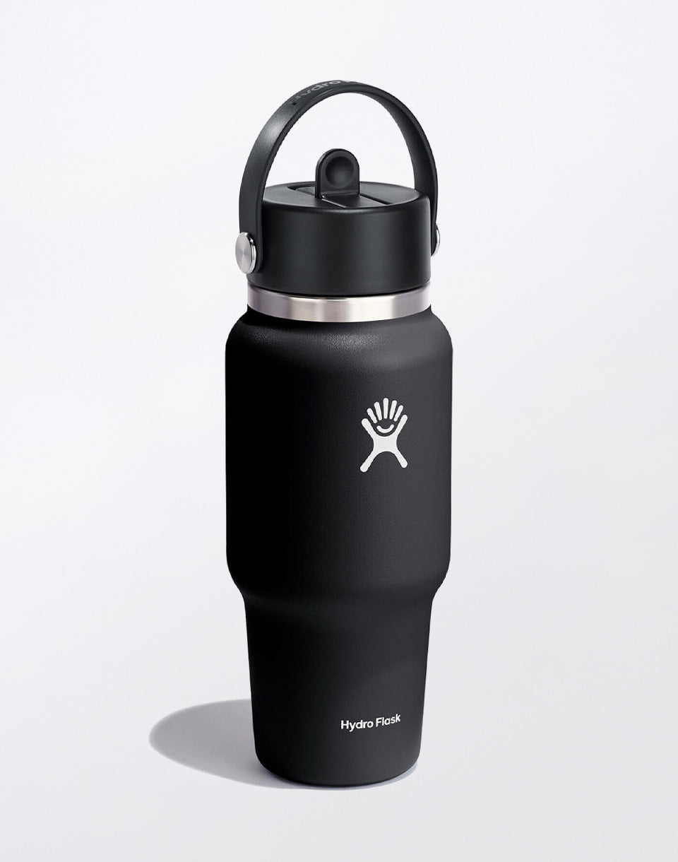 Reisfles met brede hals en flexibele rietje dop 24 oz (710 ml)