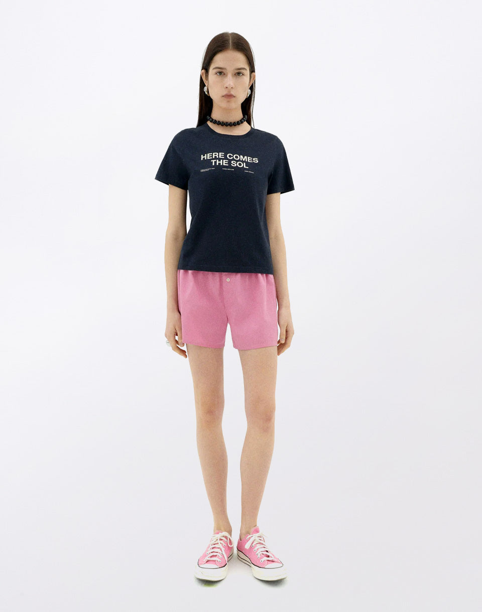 Navy Classic Sun T-Shirt Ida