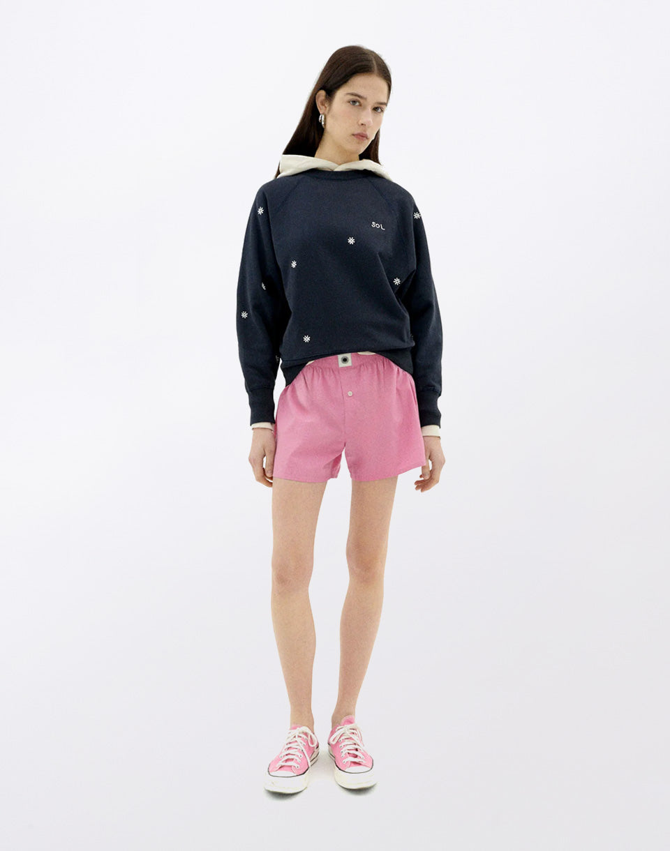 Solsol Navy Bonnie Sweatshirt