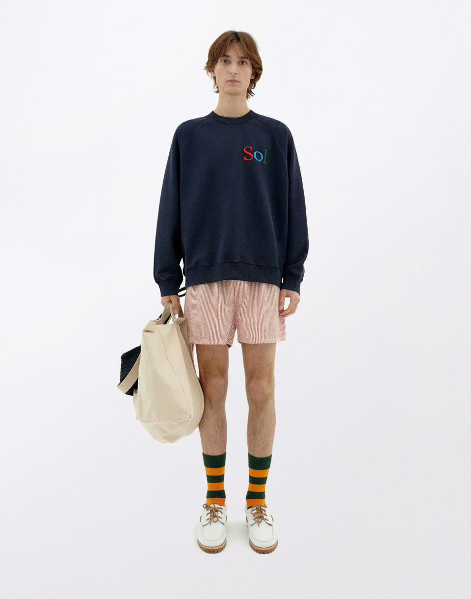 Sweatshirt Navy Sun Type Pepe