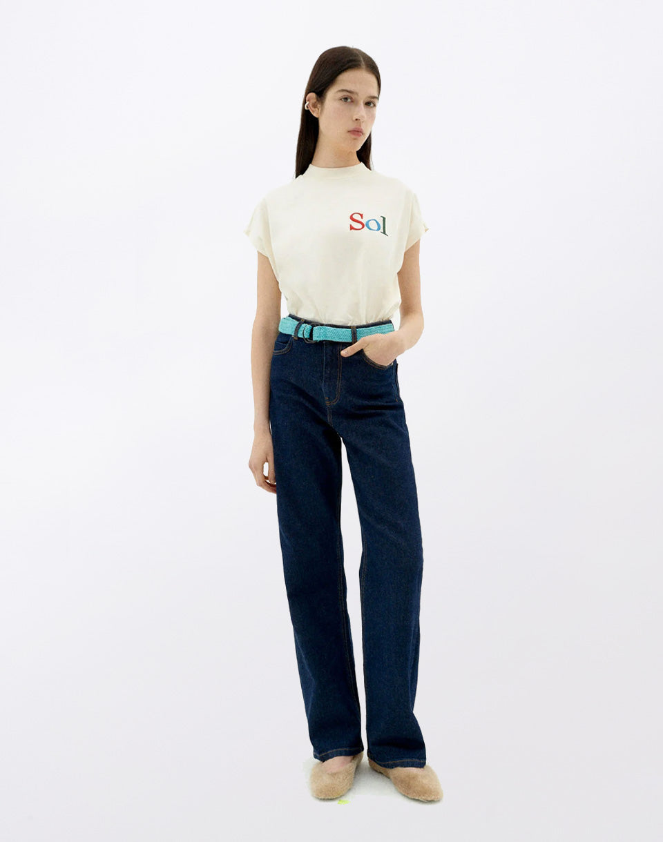 White T-Shirt Sun Type Volta
