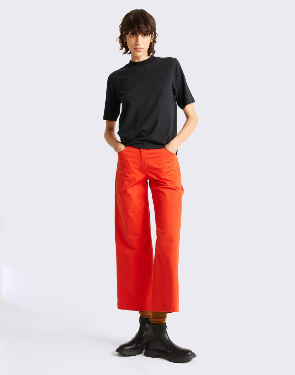 Basic Black Mock T-shirt