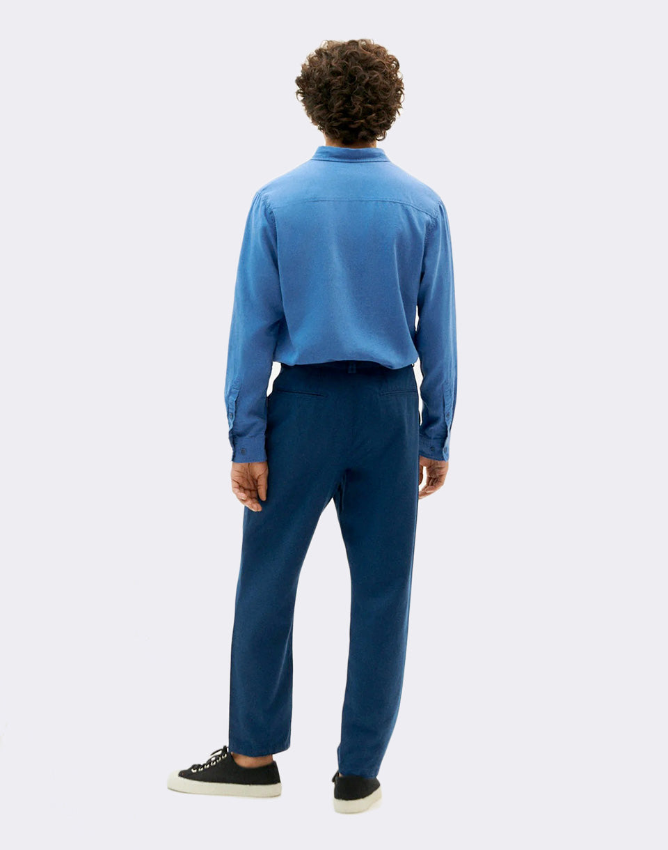 Night Blue Hemp Moero Pants
