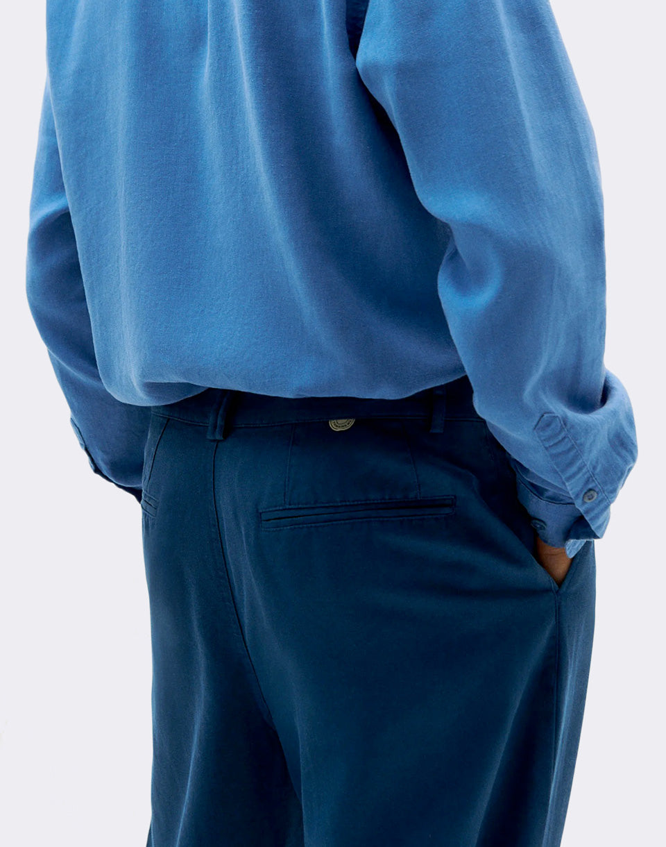 Night Blue Hemp Moero Pants