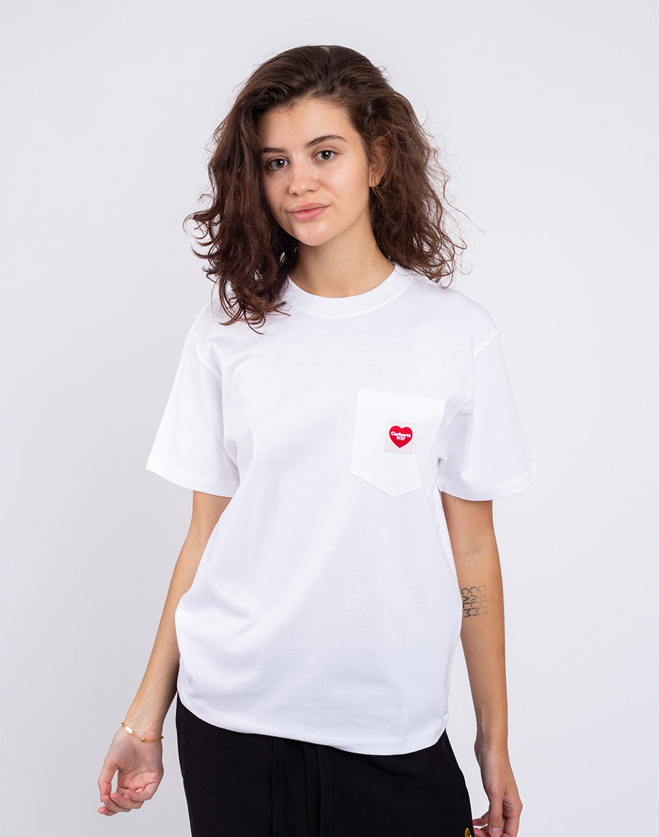 W' S/S Pocket Heart T-Shirt
