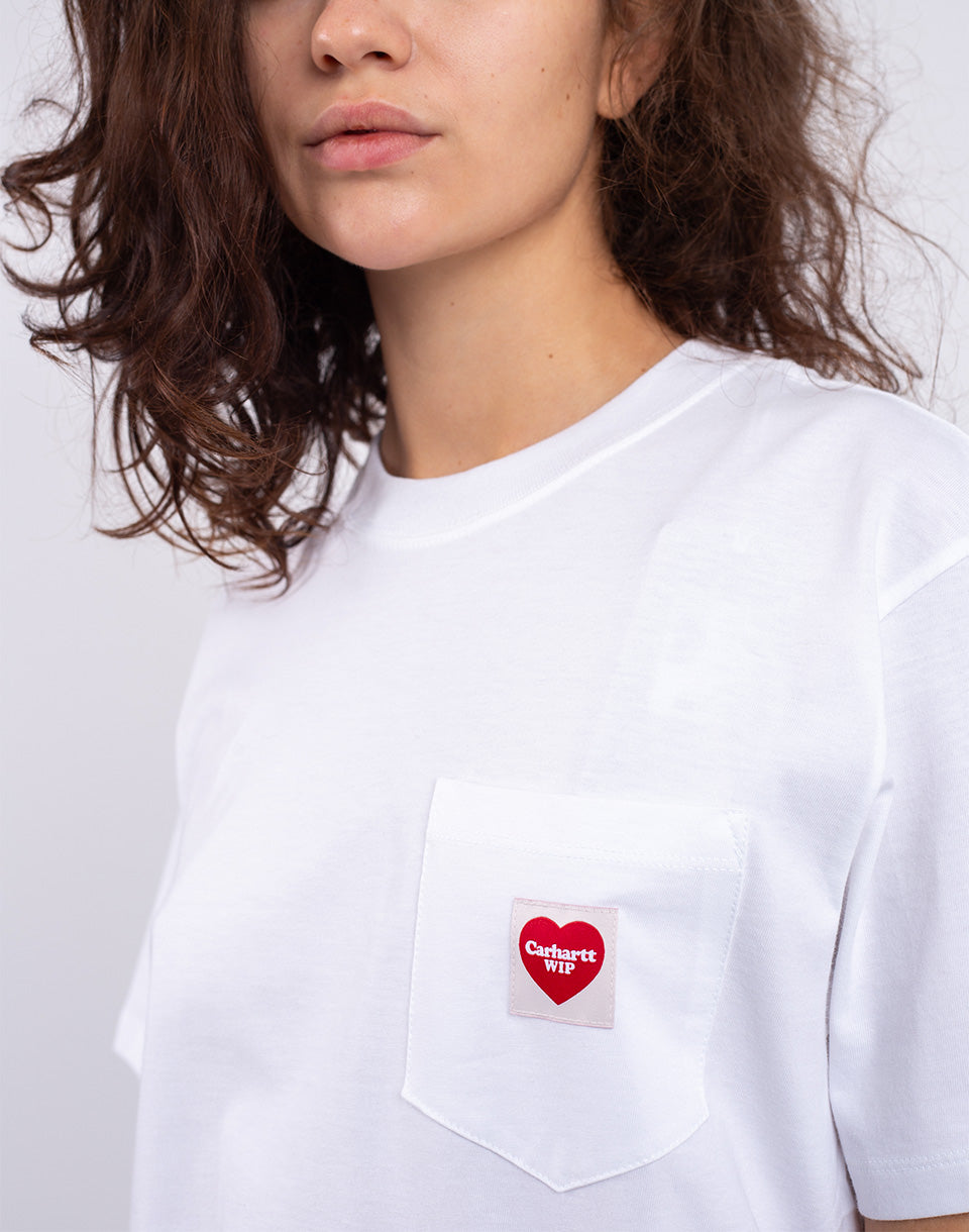 W' S/S Pocket Heart T-Shirt