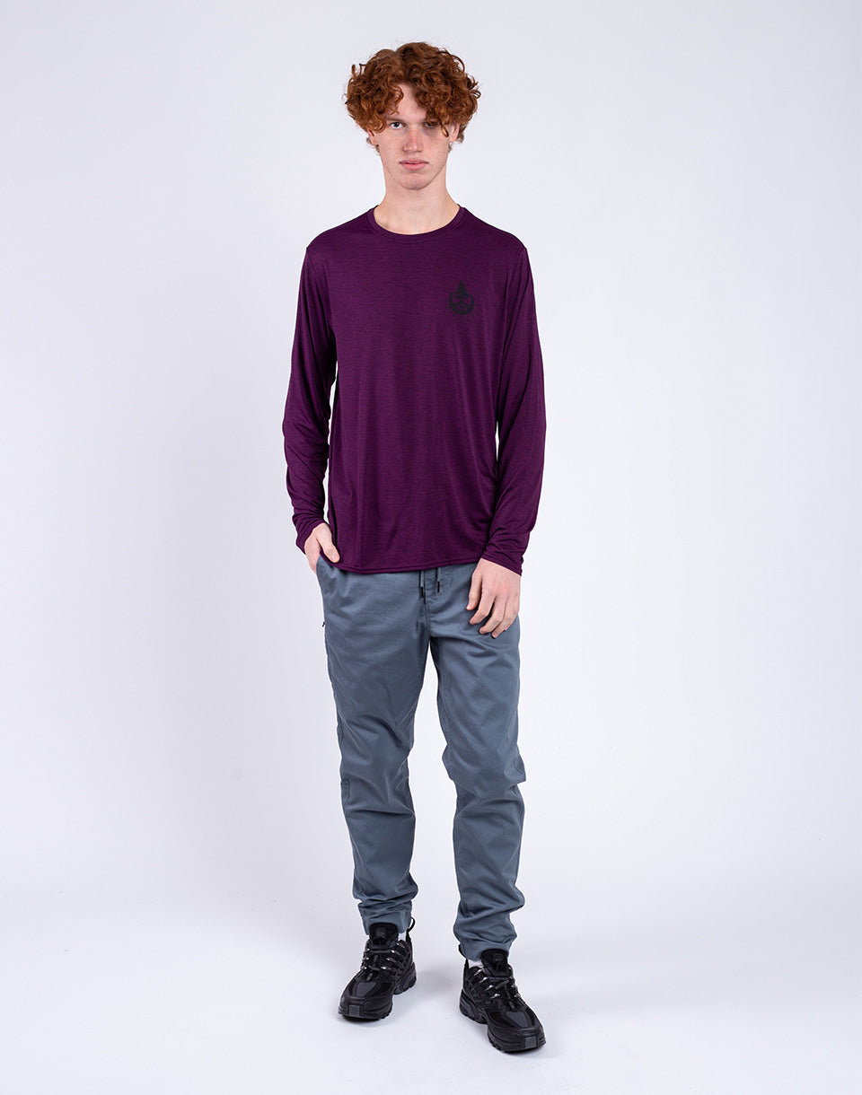 M's L/S Cap Cool Daily Graphic Shirt - Lands