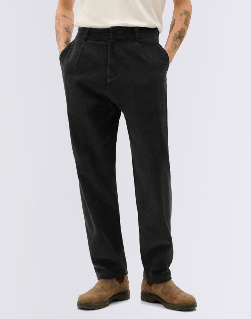 Black Corduroy Wotan Pants