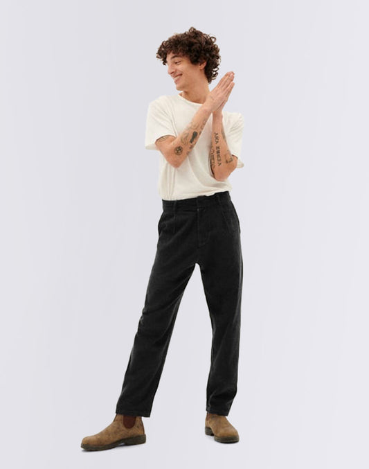 Black Corduroy Wotan Pants