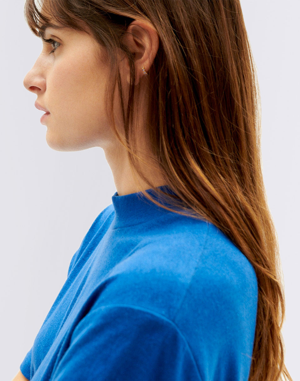 Klein Blue Hemp Aidin T-Shirt