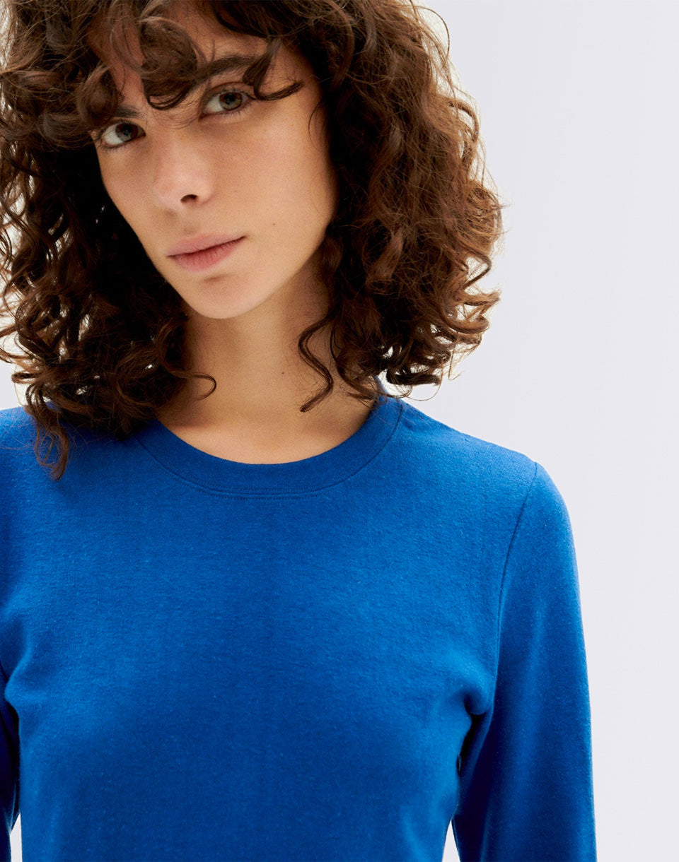 Klein Blue Hemp Carolina L/S Top
