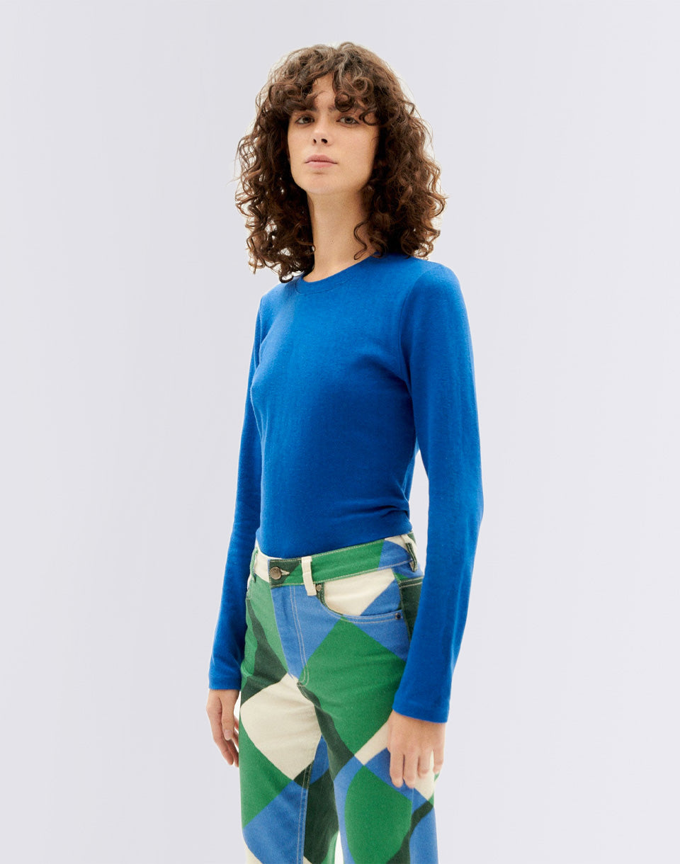 Klein Blue Hemp Carolina L/S Top