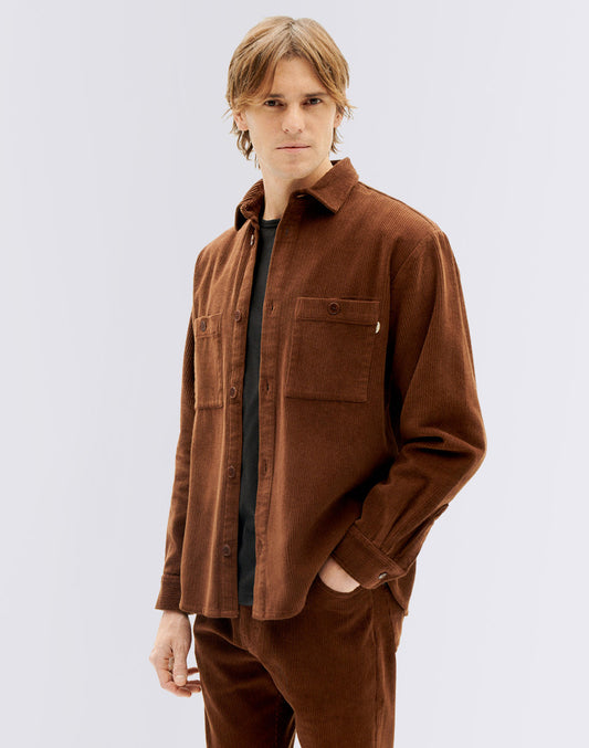 Chocolate Corduroy Bes Overshirt