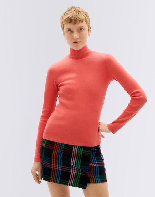 Sugar Pink Rib Aine L/S Top