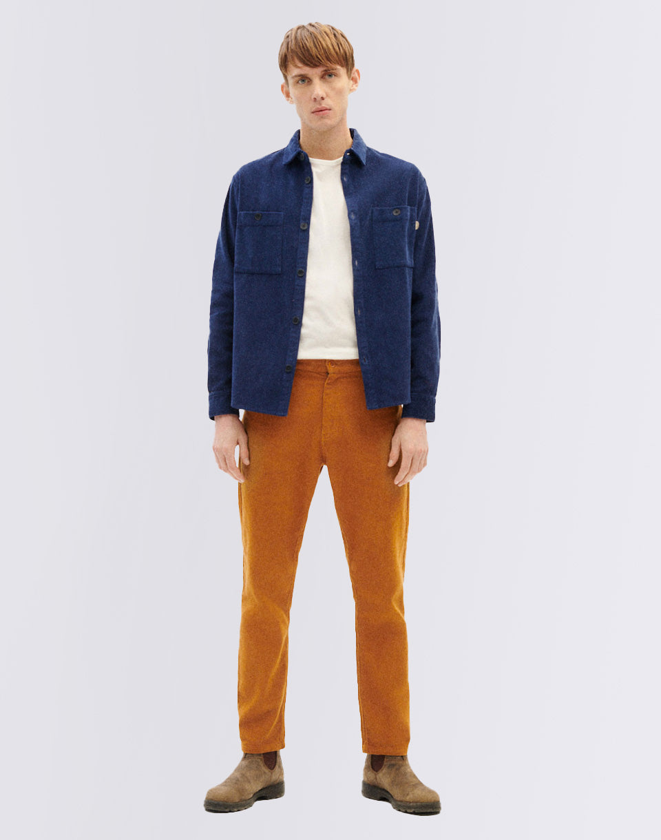 Navy Corduroy Bes Overshirt