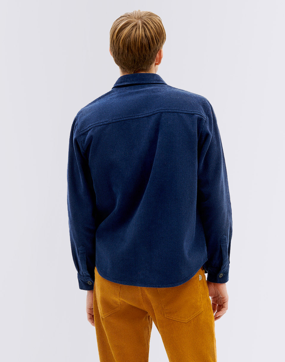 Navy Corduroy Bes Overshirt