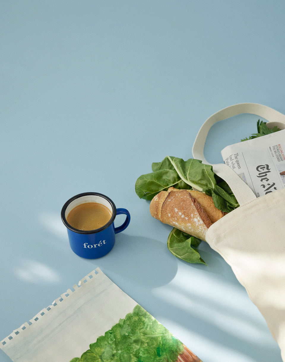 Bean Enamel Mug