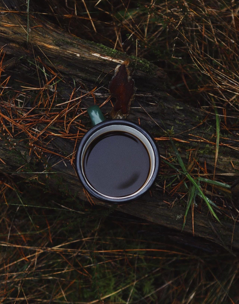 Bean Enamel Mug