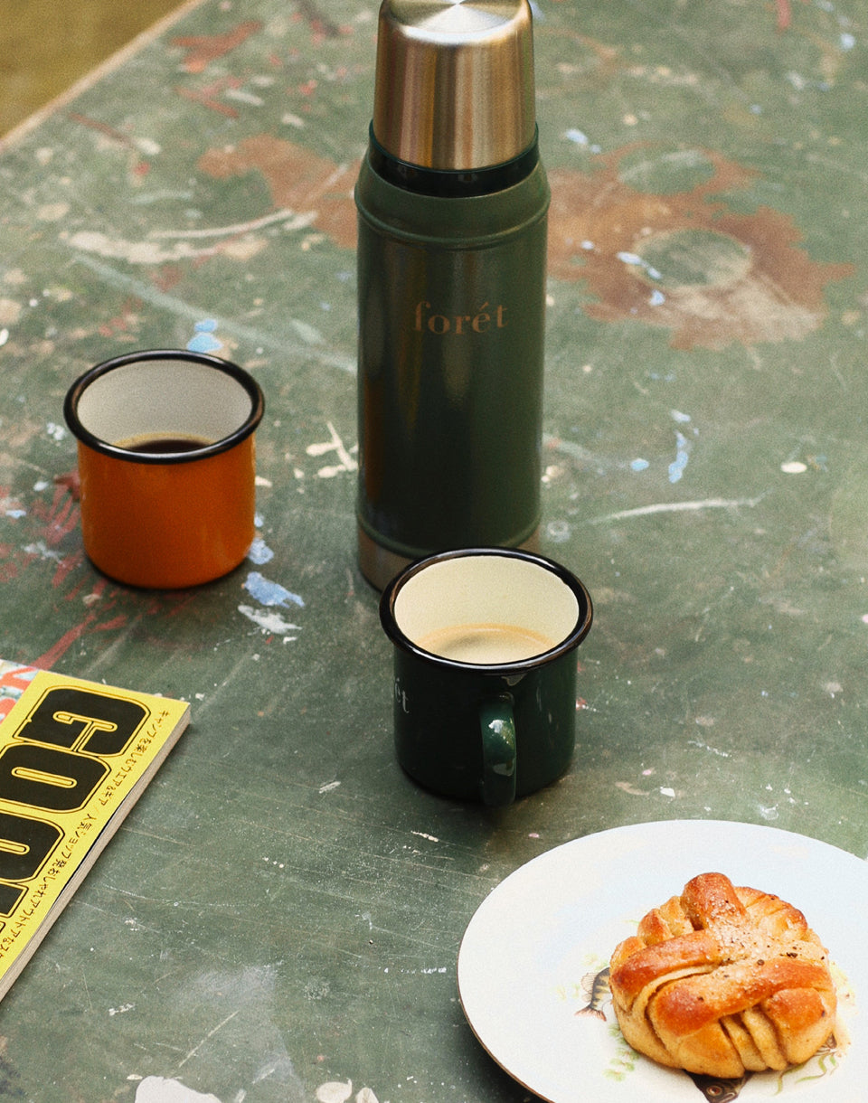 Bean Enamel Mug