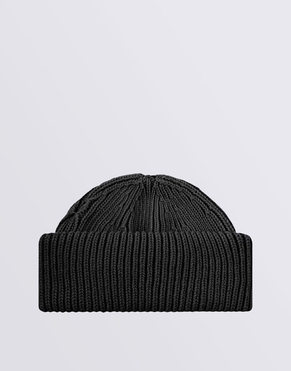 Low Wool Rib Beanie
