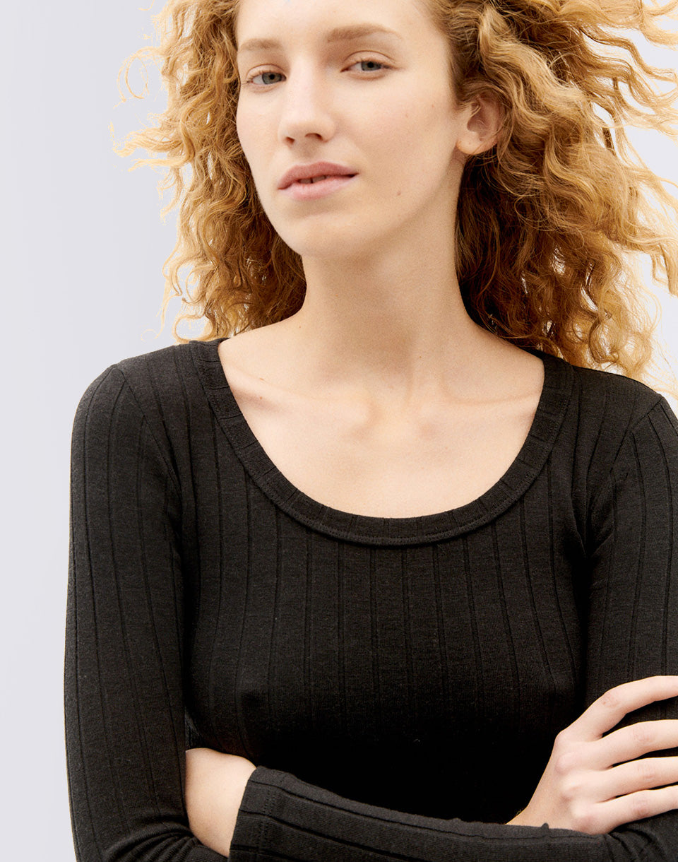 Black Trash Casilda L/S Top