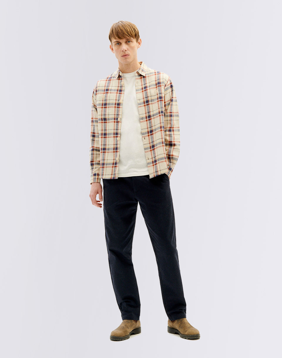 Navy Checks Bes Overshirt