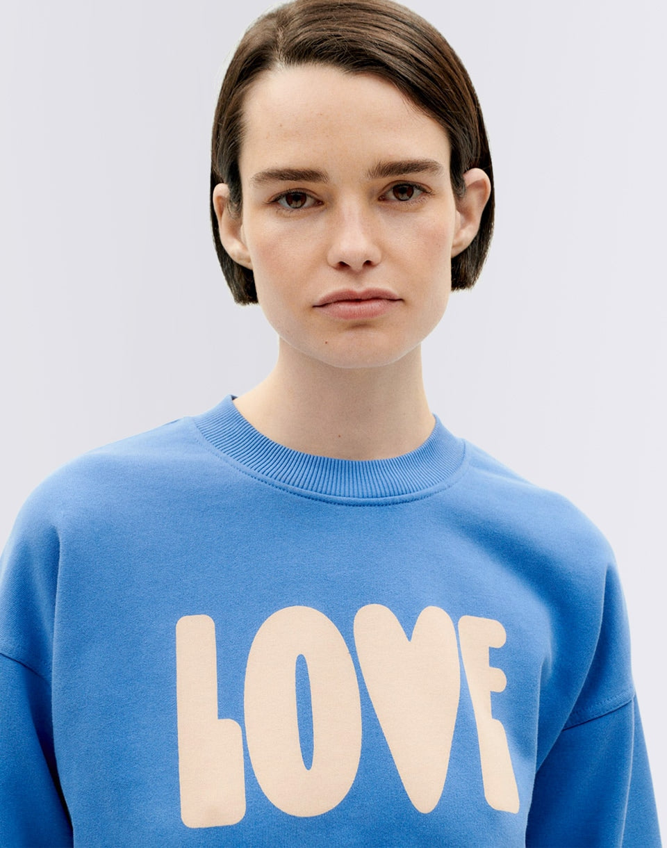 Love Heritage Blue Sweatshirt