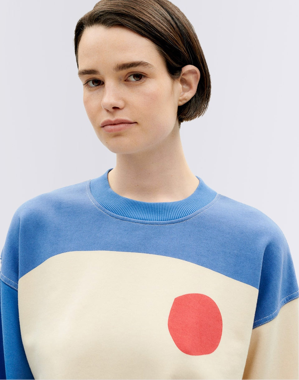 Ivory Abstract Sweatshirt