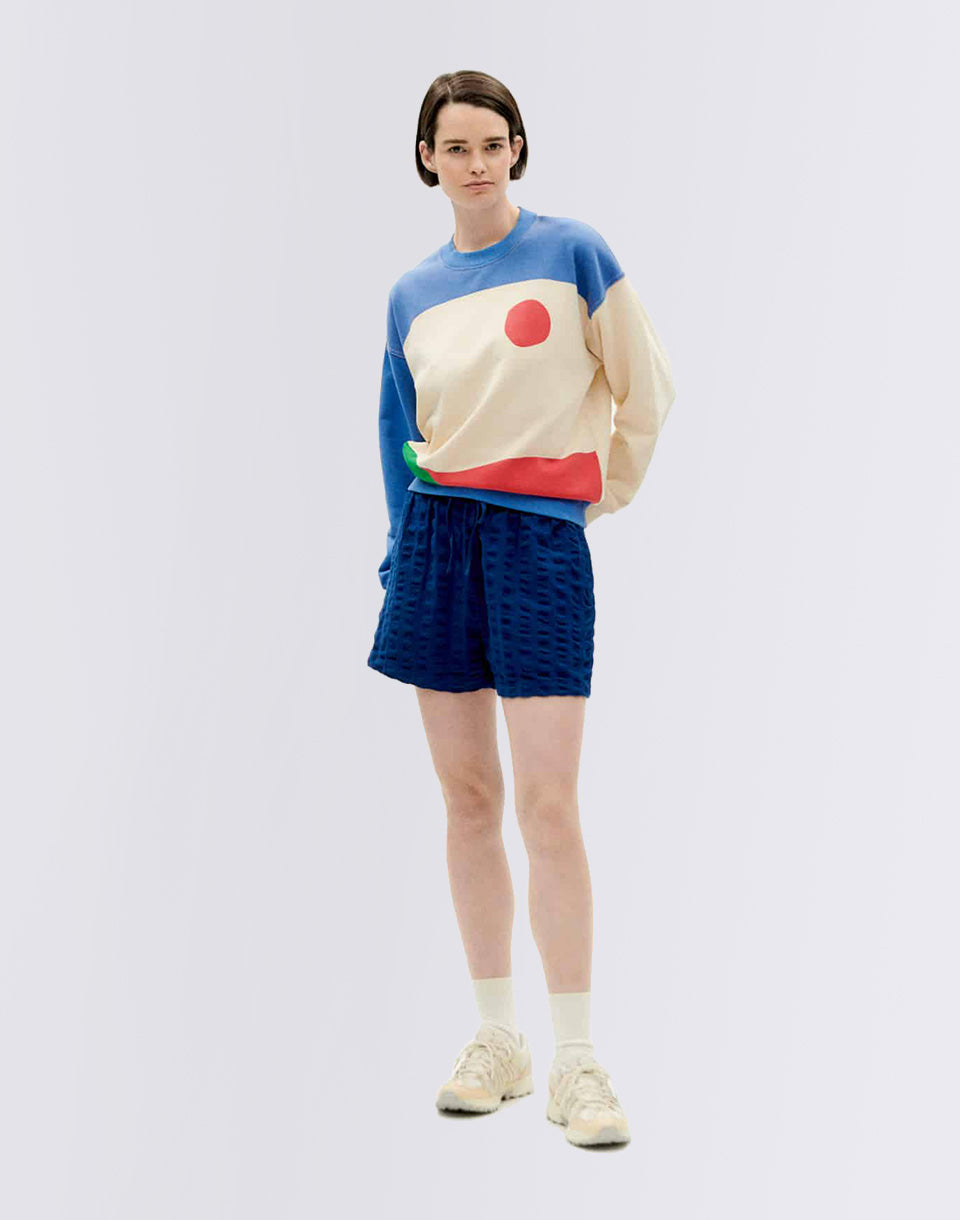 Ivory Abstract Sweatshirt