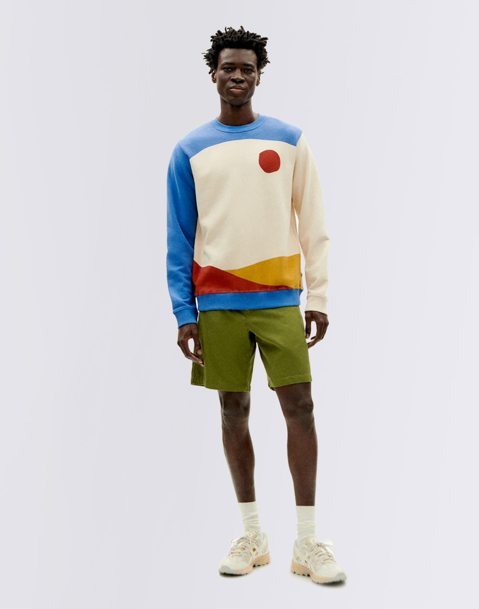 Ivory Abstract Sweatshirt