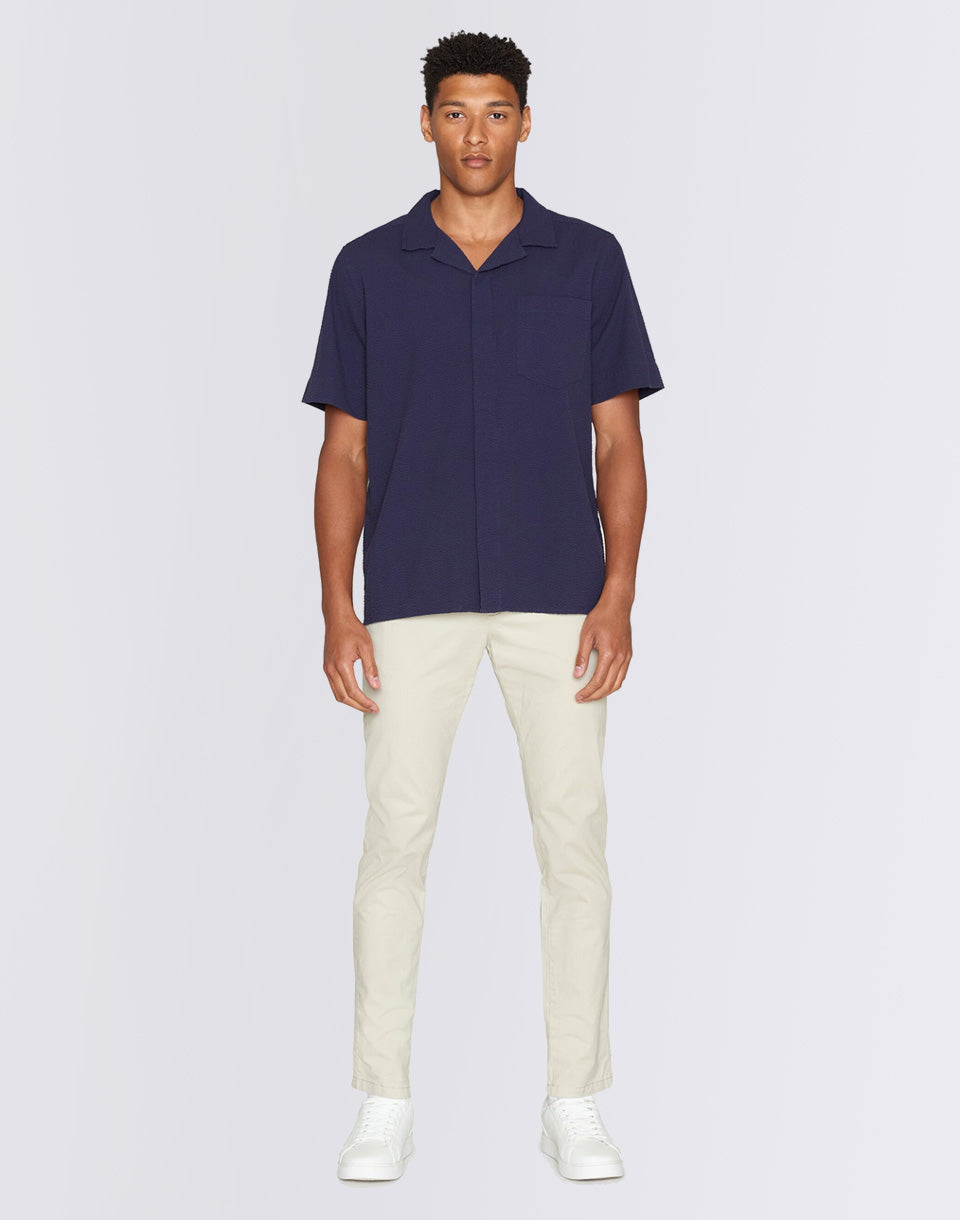 Box Short Sleeve Seersucker Shirt